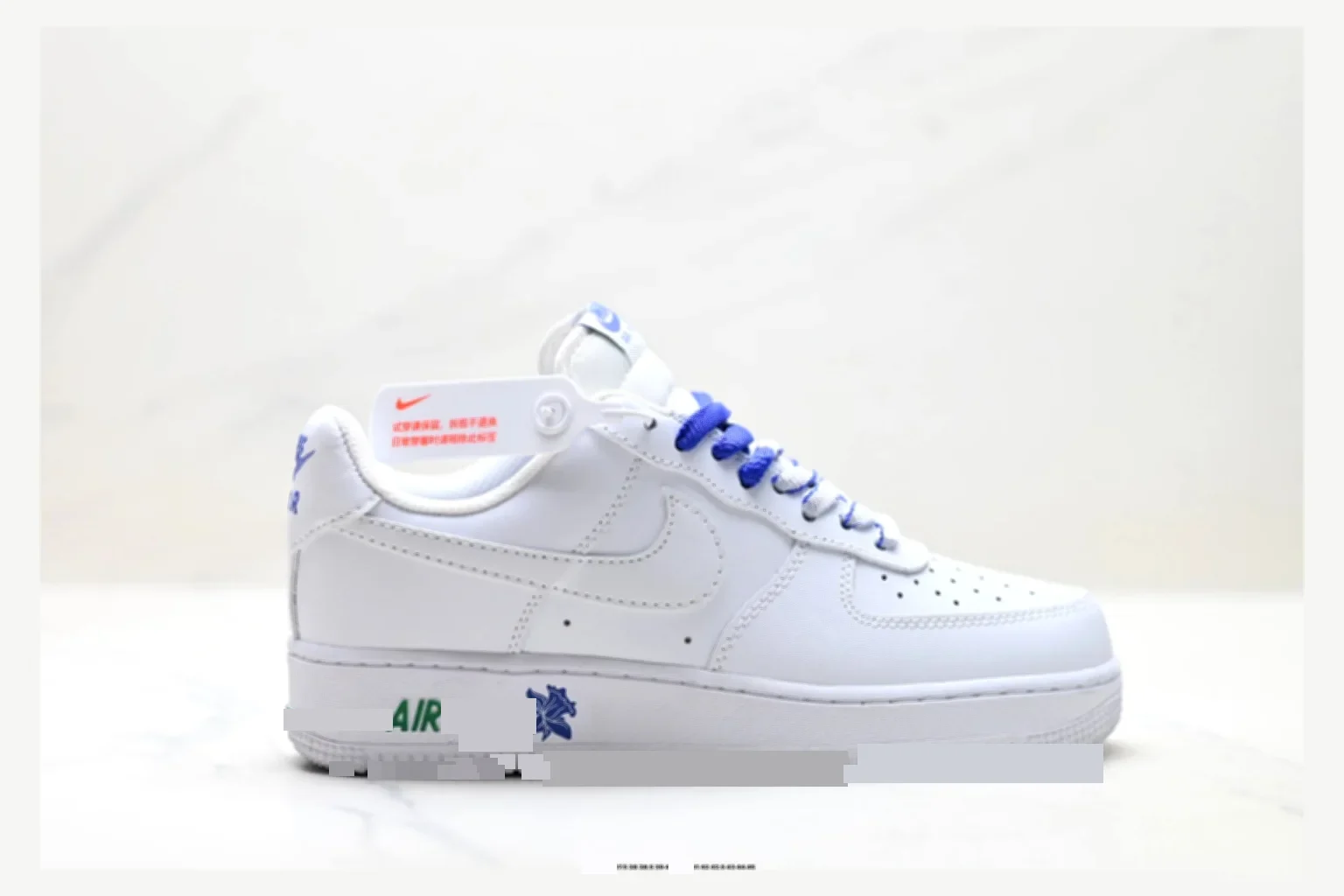 Nike Air Force 1 Silver Gray Low Top QC photo reference SKU 1182167439