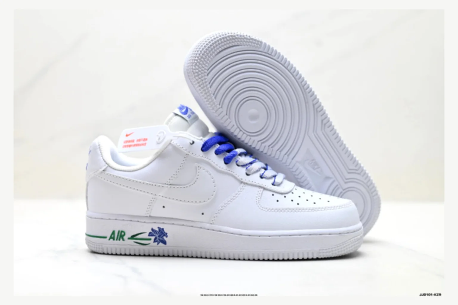 Nike Air Force 1 Silver Gray Low Top QC photo reference SKU 1182167439 thumbnail 3