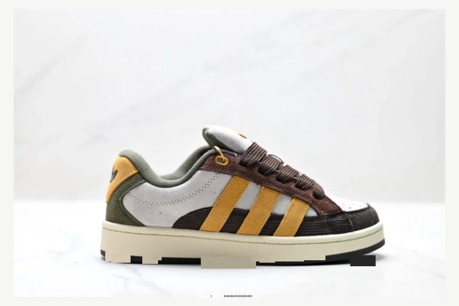 Adidas Campus Brown Yellow Low Top QC photo reference SKU 1182167515