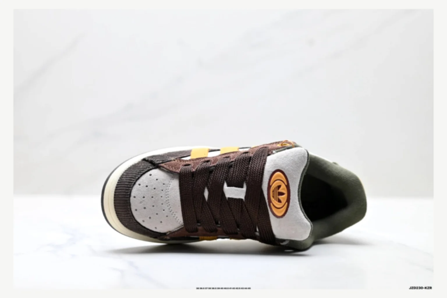 Adidas Campus Brown Yellow Low Top QC photo reference SKU 1182167515 thumbnail 5