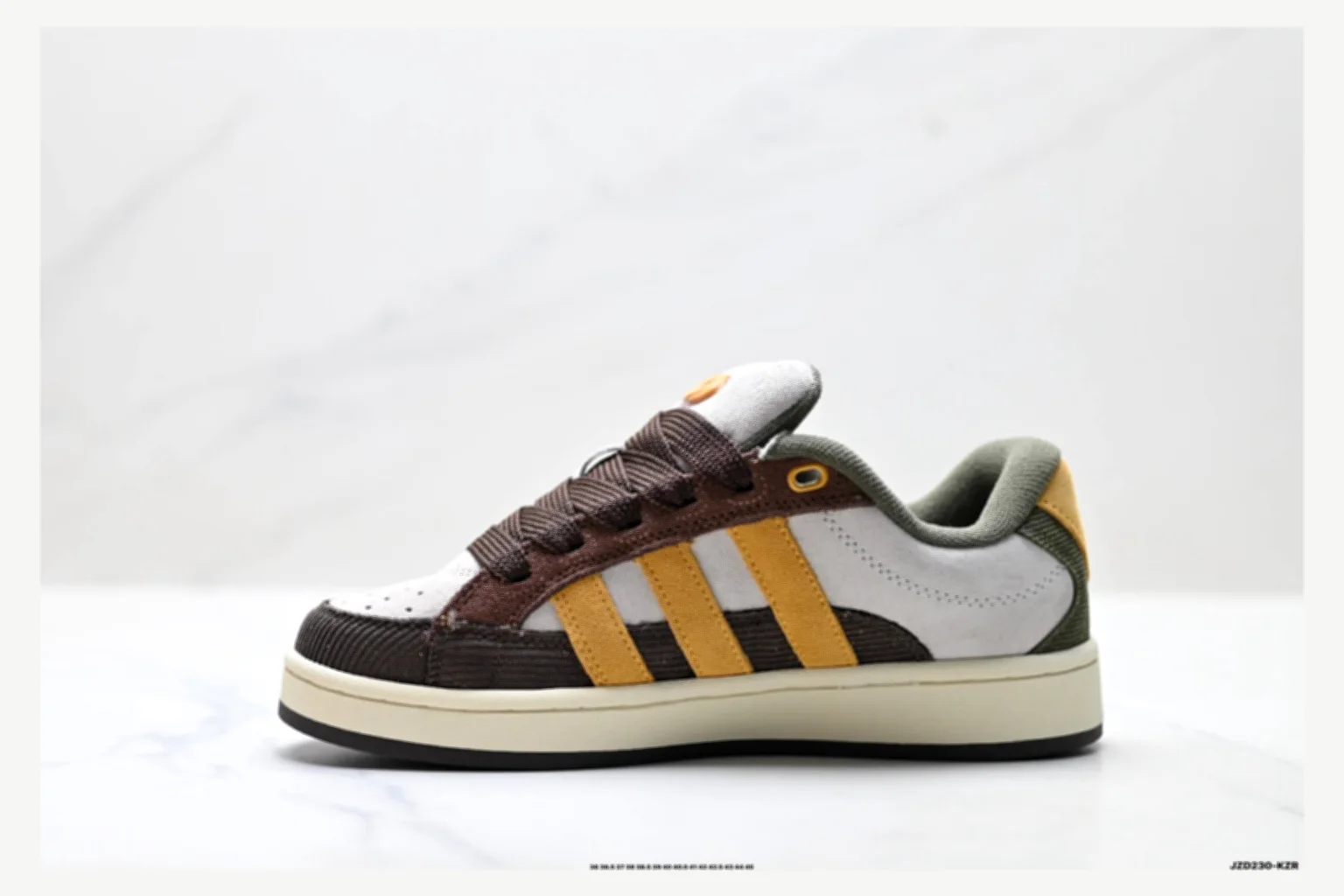 Adidas Campus Brown Yellow Low Top QC photo reference SKU 1182167515 thumbnail 6