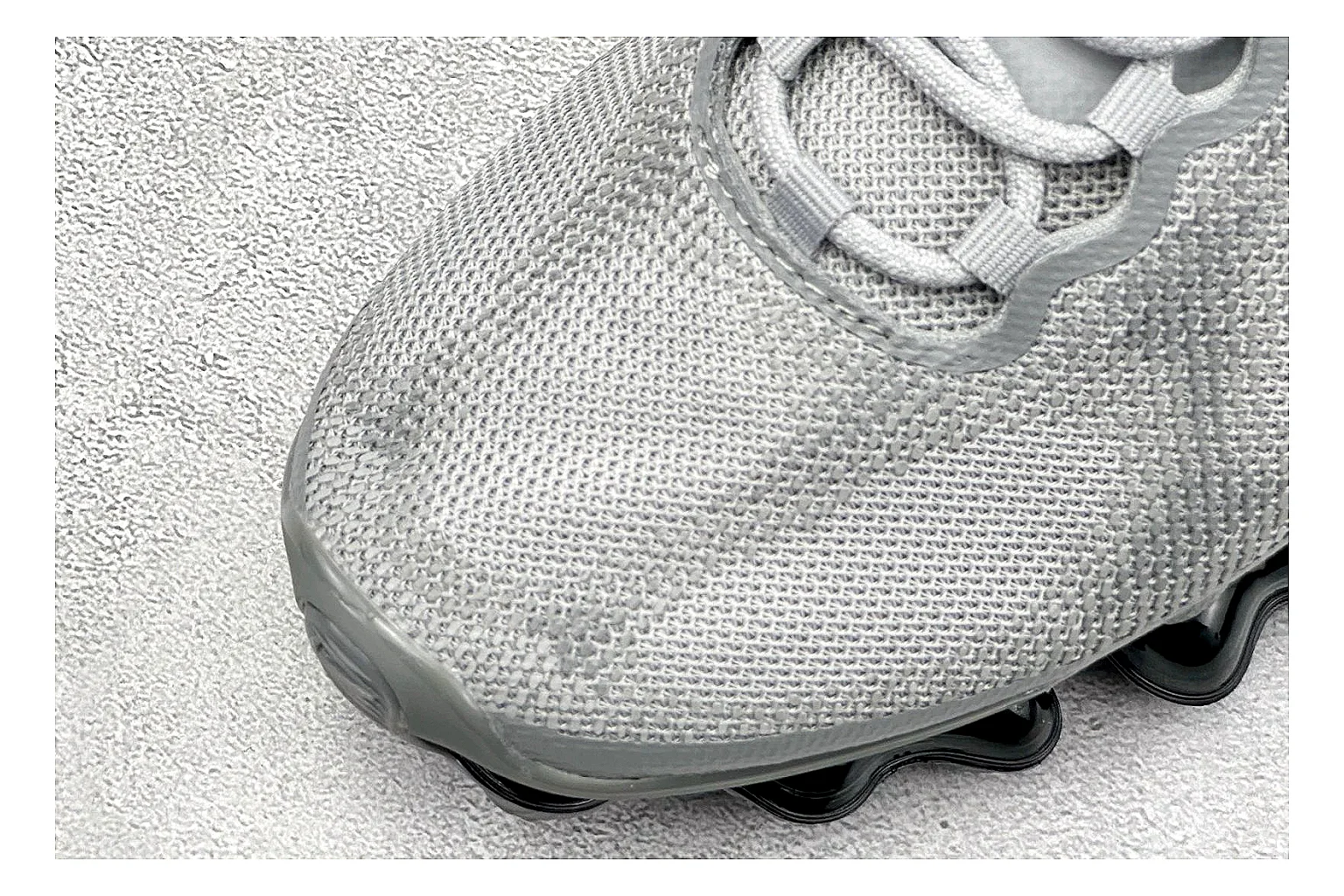 Nike Air Liquid Metal Silver QC reference image showing reflective silver upper, running-inspired panels, sculpted pod outsole, and glossy tech finish thumbnail 4