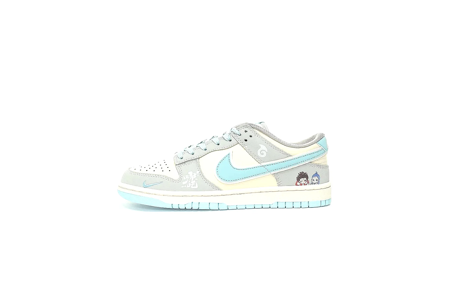 Kako QC Lab inspection photos for Nike Aqua White Low Court