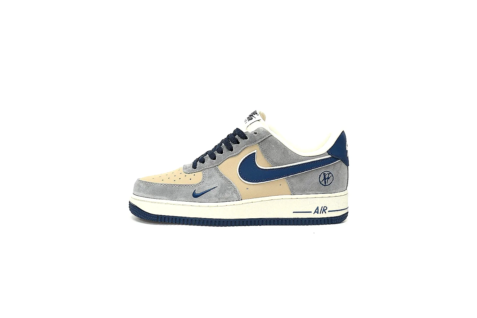 Kako QC Lab inspection photos for Nike Beige Blue Low Court