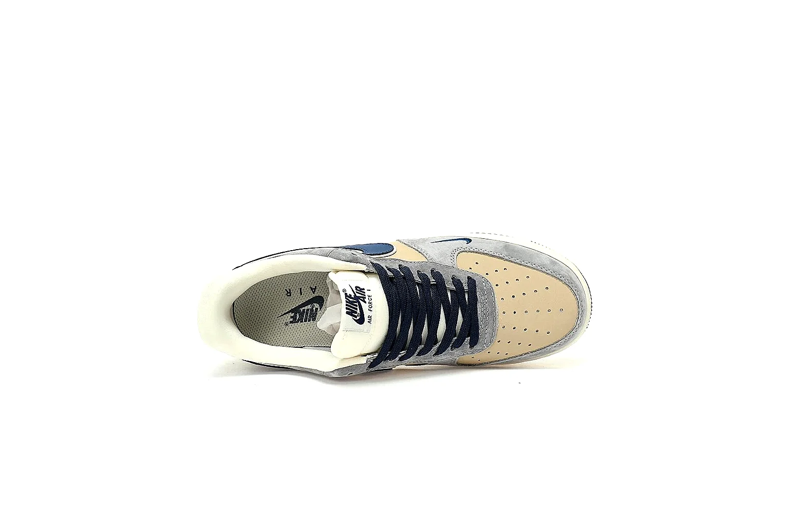 Kako QC Lab inspection photos for Nike Beige Blue Low Court thumbnail 2