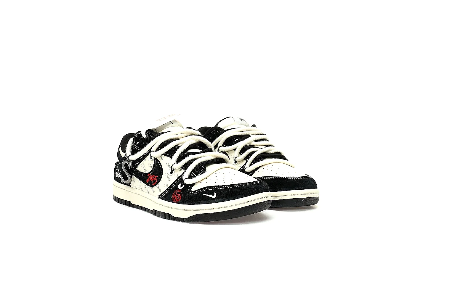 Kako QC Lab inspection photos for Nike Black Red Low Court thumbnail 3