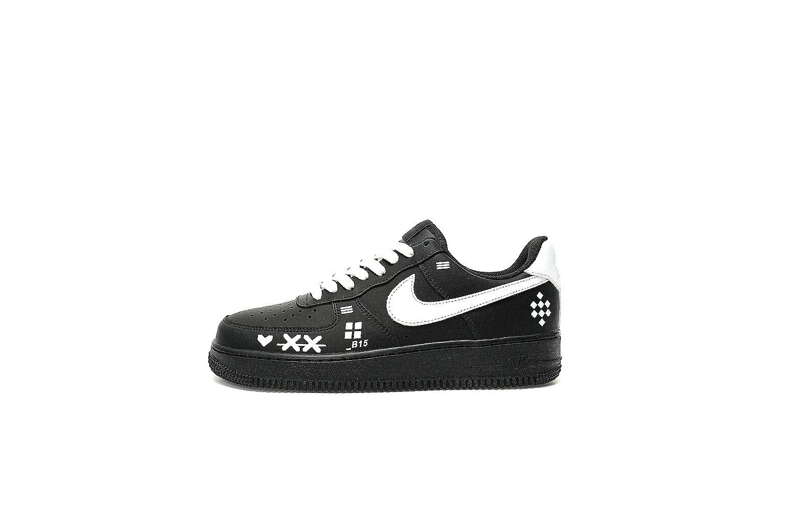 Kako QC Lab inspection photos for Nike Black White Low Court thumbnail 2