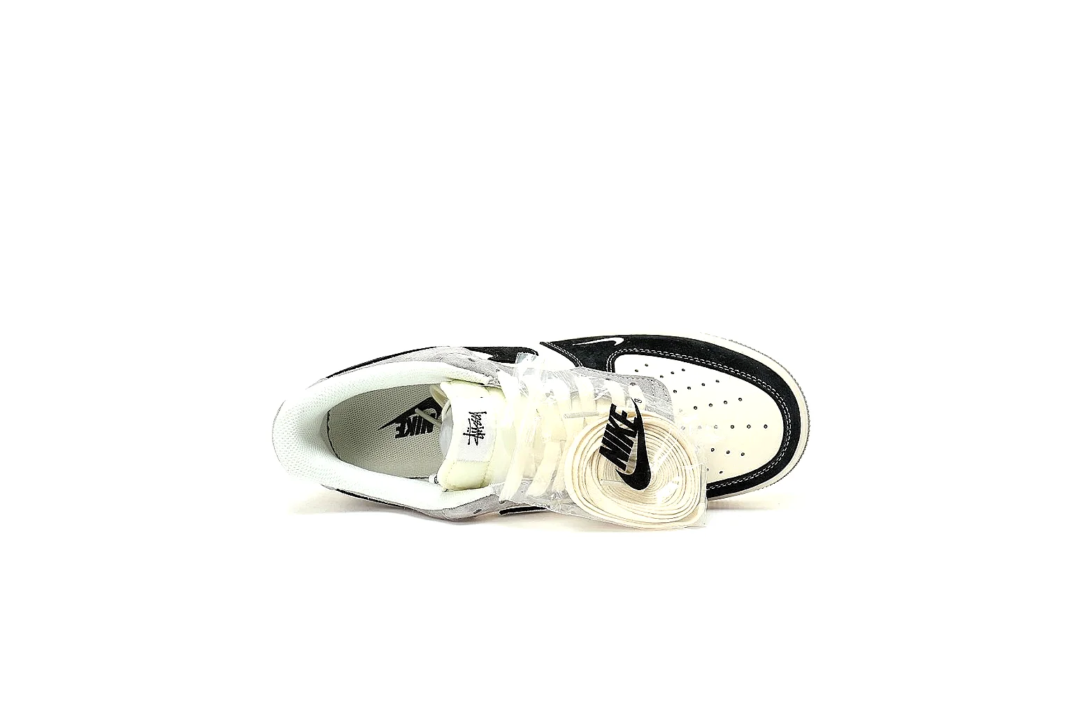 Kako QC Lab inspection photos for Nike Black White Low Court