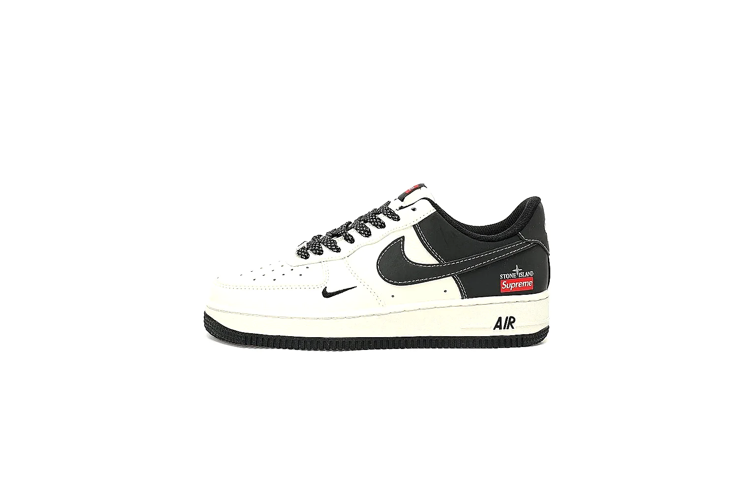 Kako QC Lab inspection photos for Nike Black White Low Court