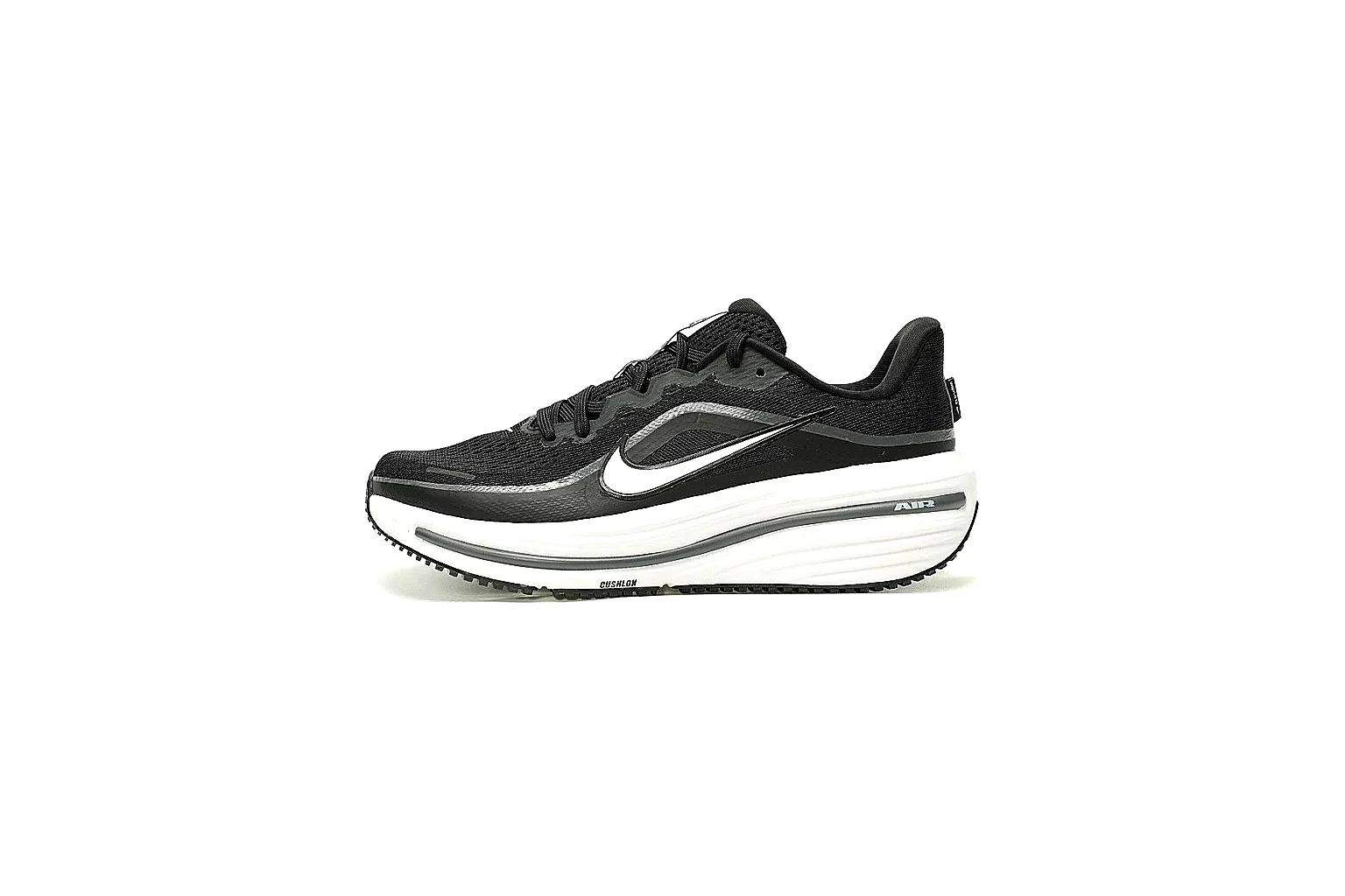 Kako QC Lab inspection photos for Nike Black White Retro Runner Sneaker
