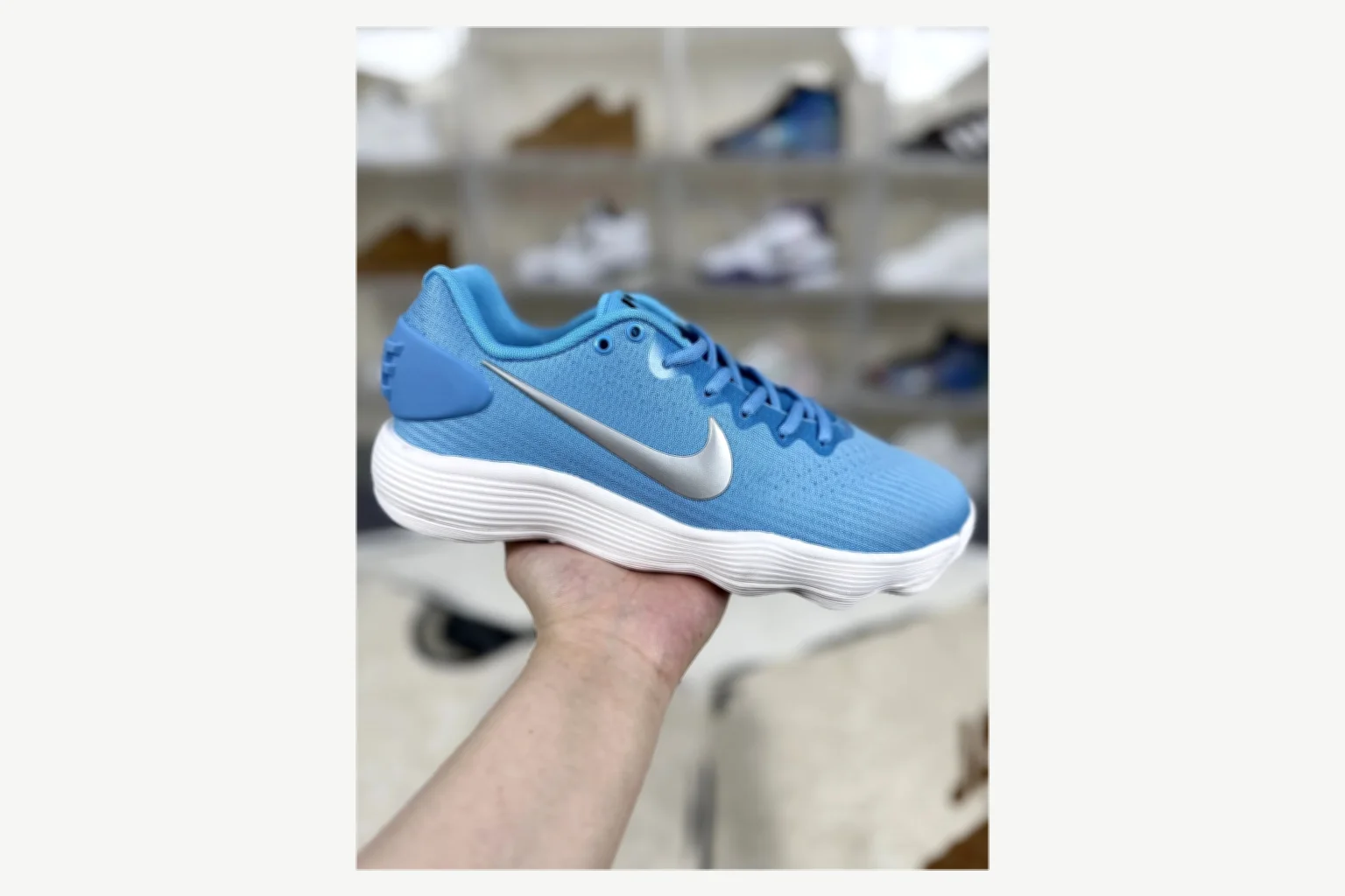 Nike Blue Silver Low Top Runner QC photo reference SKU 1194923779 thumbnail 5