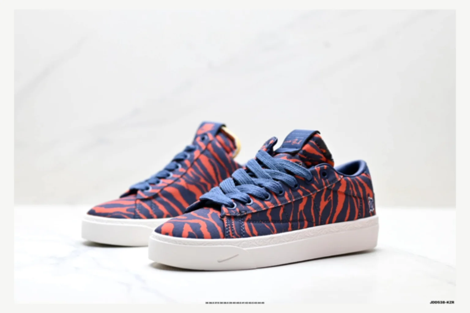 Nike Book Blazer Navy Red Pattern Low Top QC photo reference SKU 1182167492