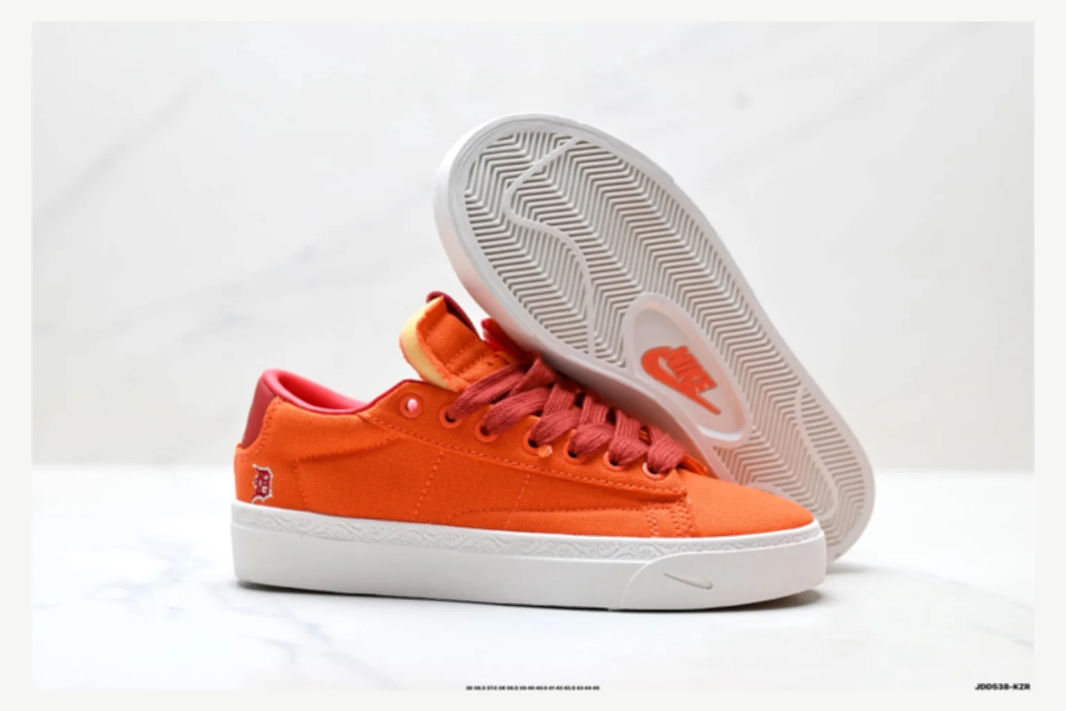 Nike Book Blazer Orange Low Top QC photo reference SKU 1182167499 thumbnail 3