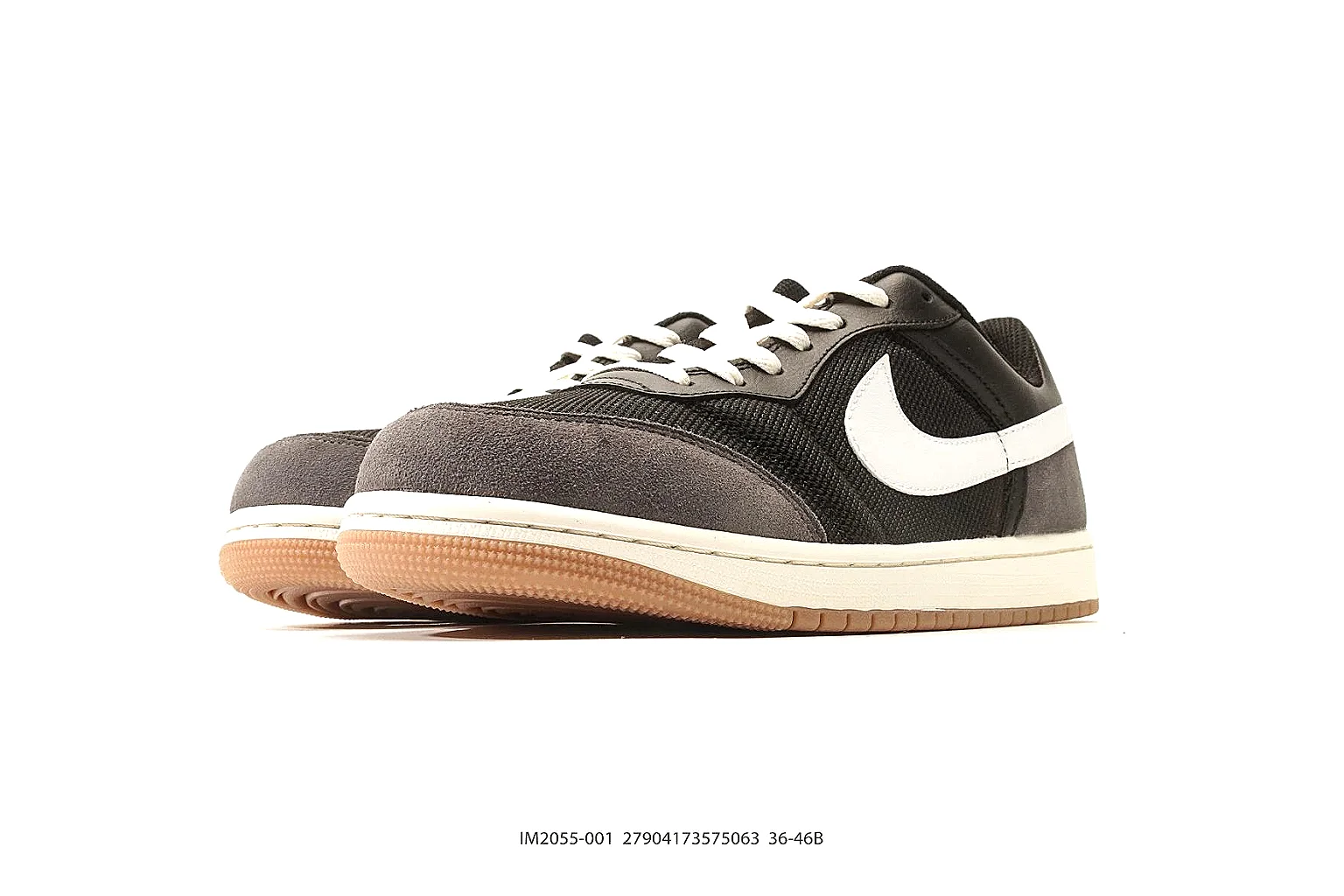Kako QC Lab inspection photos for Nike Brown Black Low Court thumbnail 3