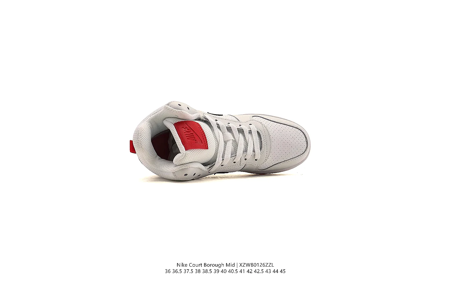 kakoqclab.com Nike White Black Court Low 0414 White Black low-top product image thumbnail 2