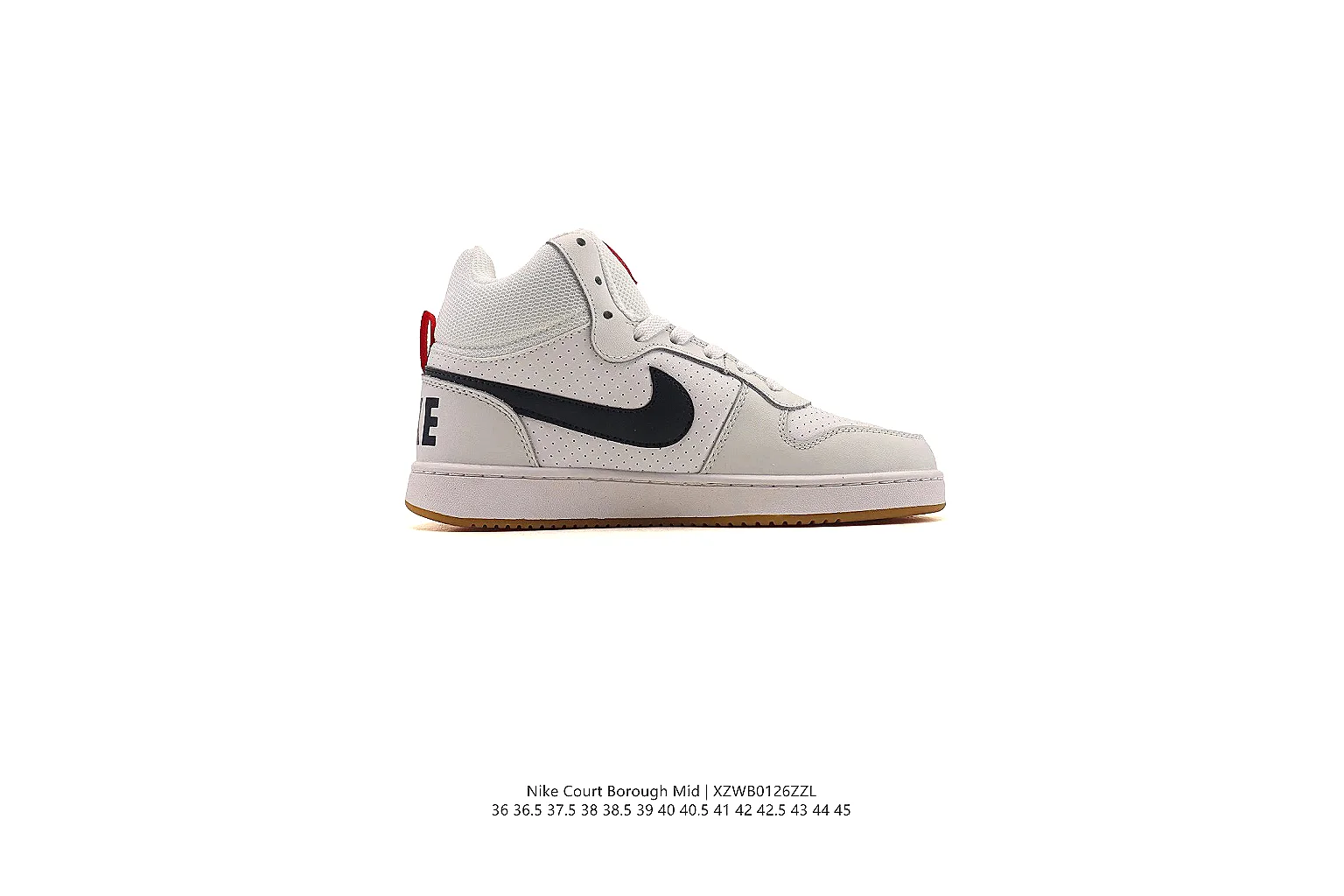 kakoqclab.com Nike White Black Court Low 0414 White Black low-top product image thumbnail 6