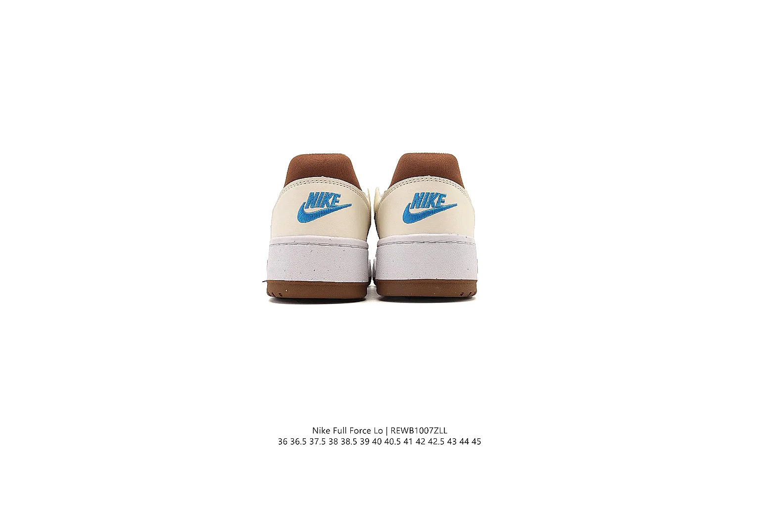 kakoqclab.com Nike White Brown Court Low 0376 White Brown low-top product image thumbnail 3