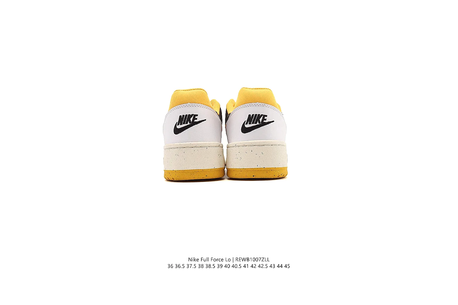 kakoqclab.com Nike White Yellow Court Low 0369 White Yellow low-top product image thumbnail 3