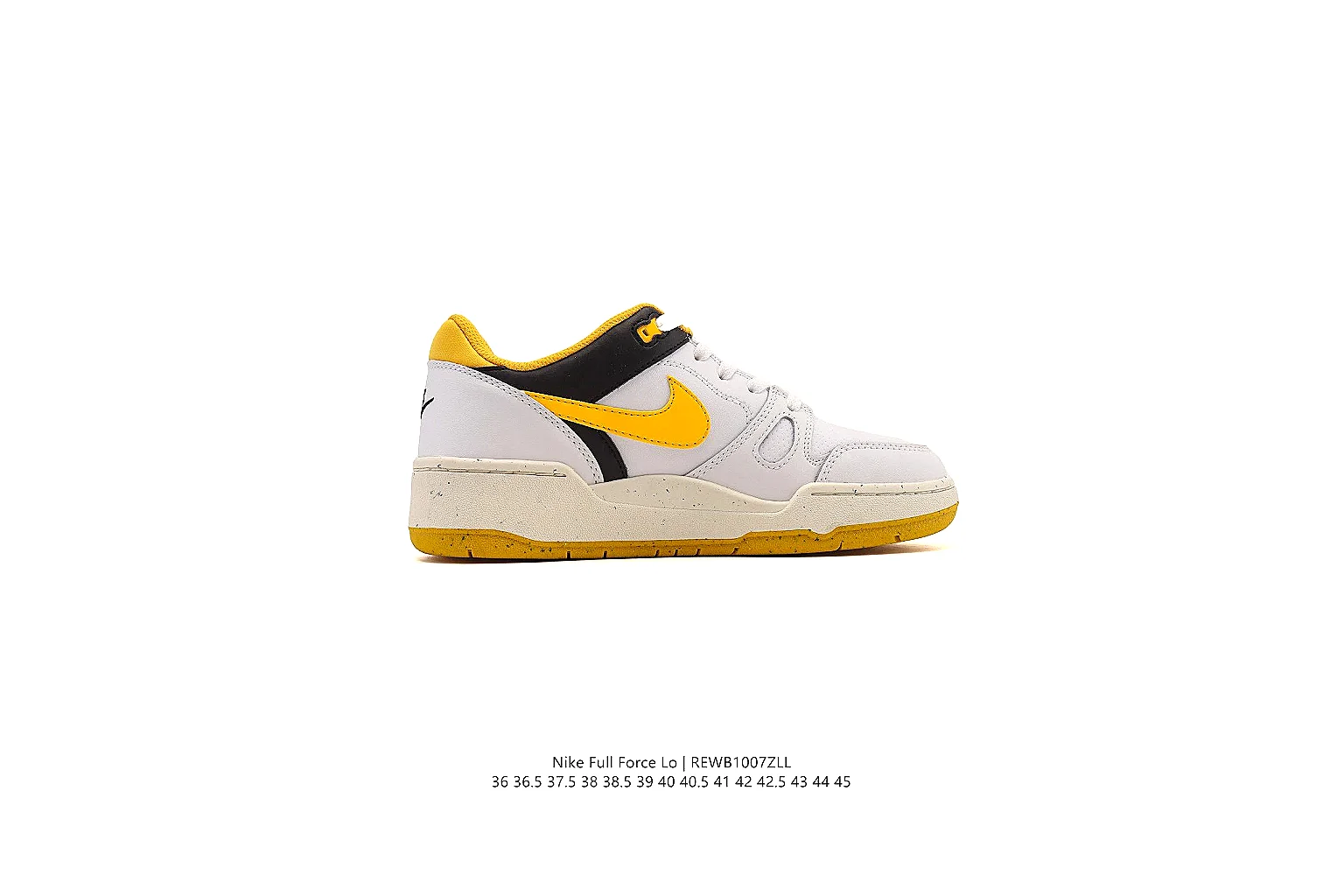 kakoqclab.com Nike White Yellow Court Low 0369 White Yellow low-top product image thumbnail 6
