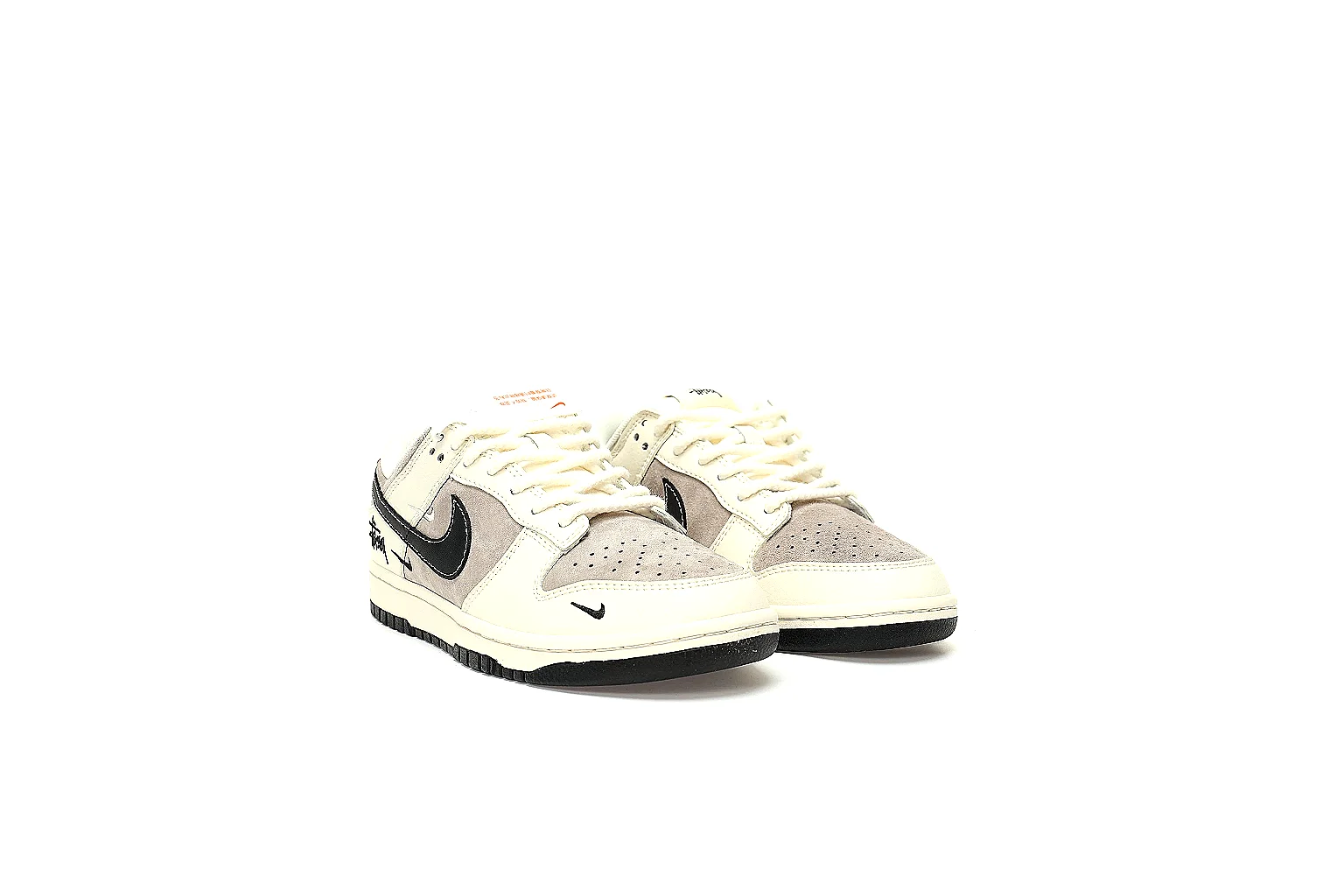Kako QC Lab inspection photos for Nike Cream Black Low Court Sneaker thumbnail 4