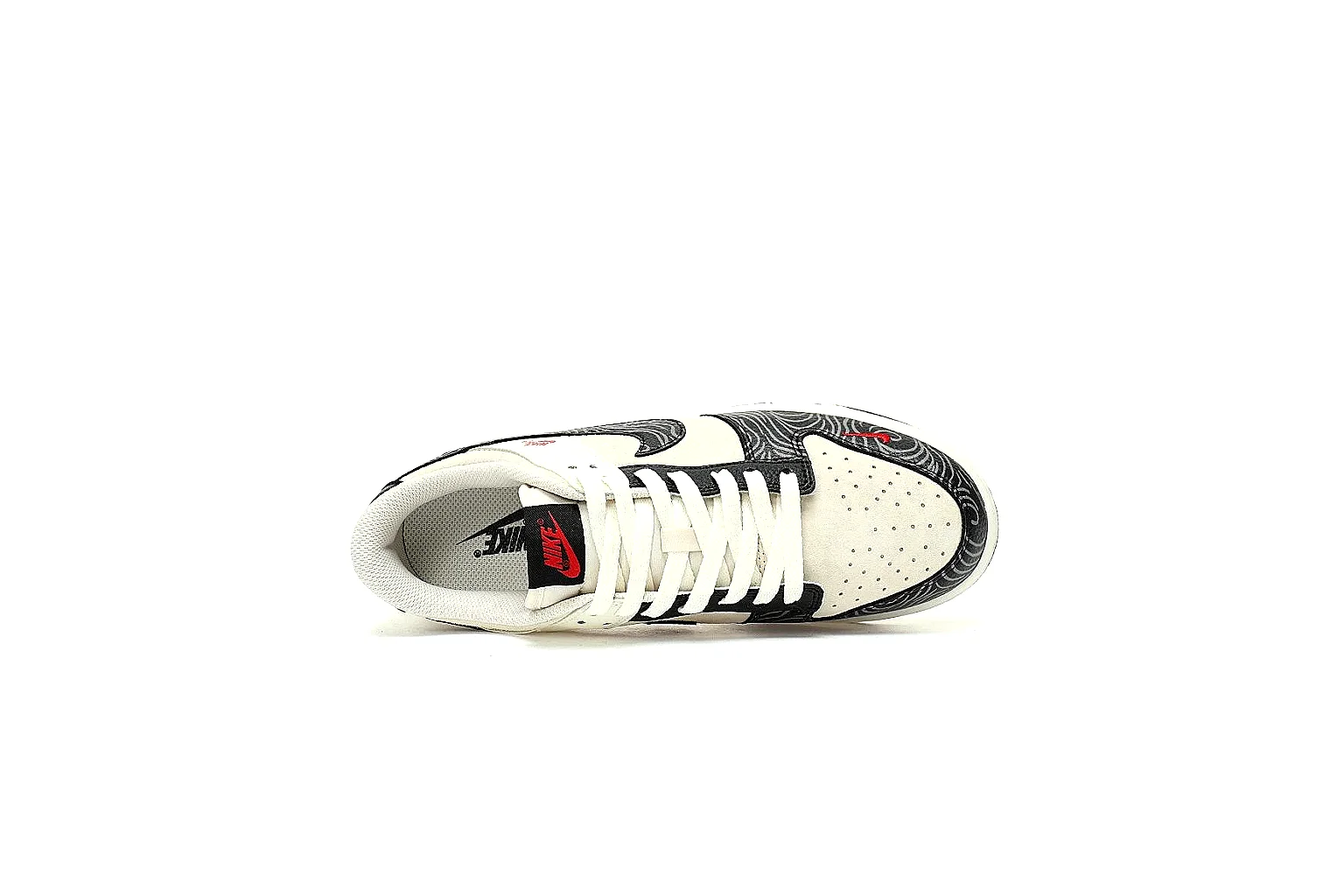 Kako QC Lab inspection photos for Nike Cream Black Red Low Court thumbnail 2