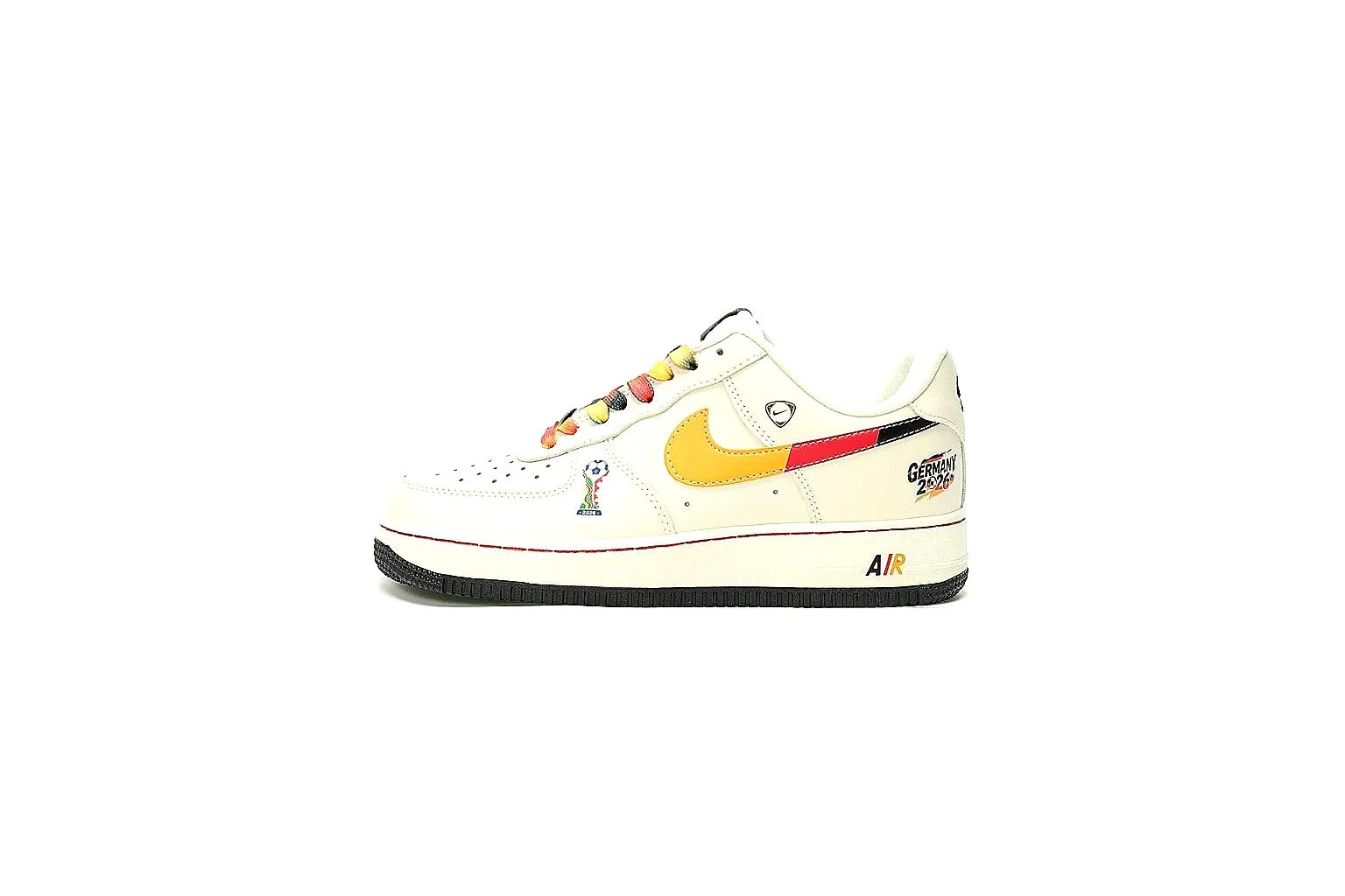 Kako QC Lab inspection photos for Nike Cream Orange Low Court Sneaker