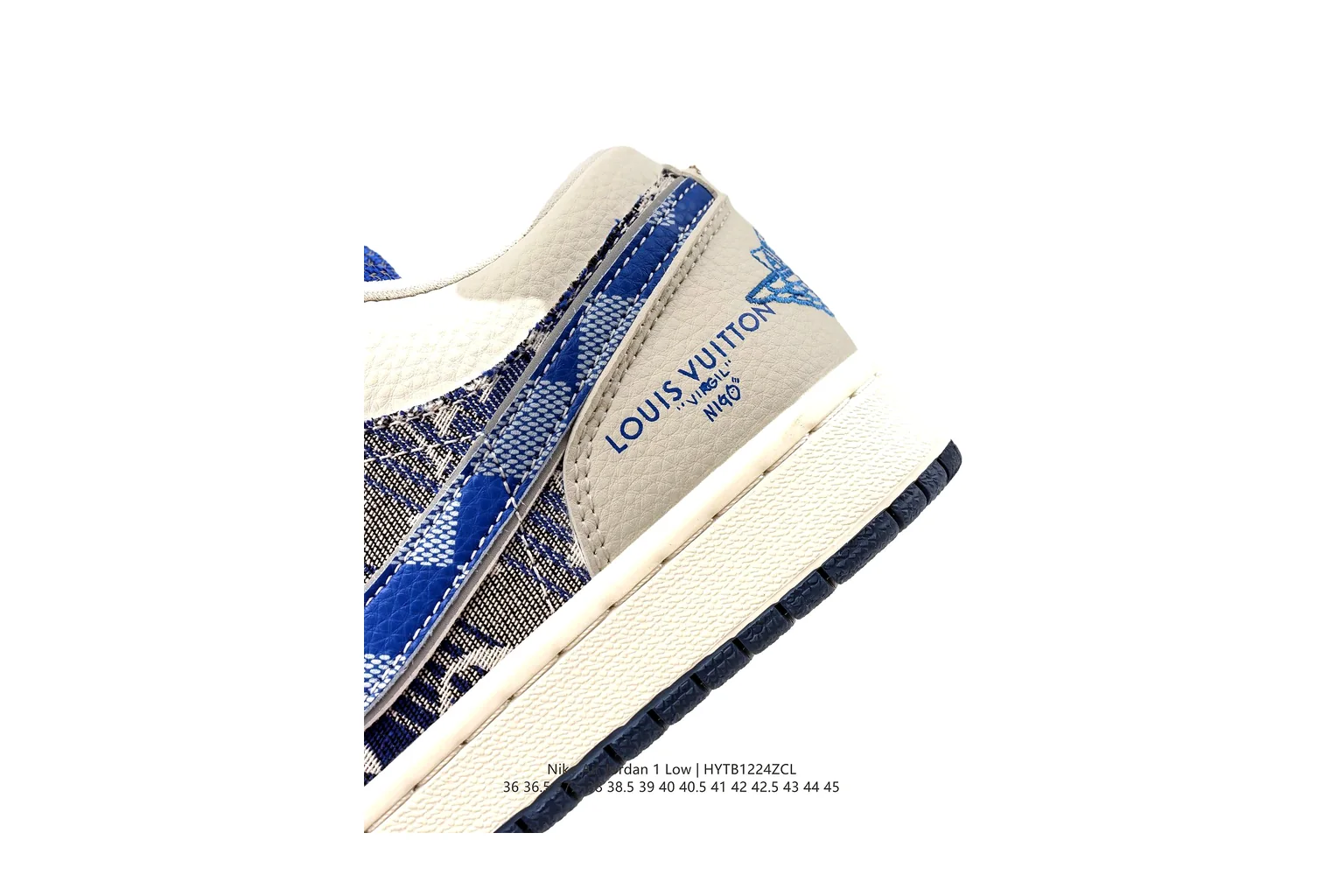Nike Dunk Low Blue White court low top six photo view thumbnail 4