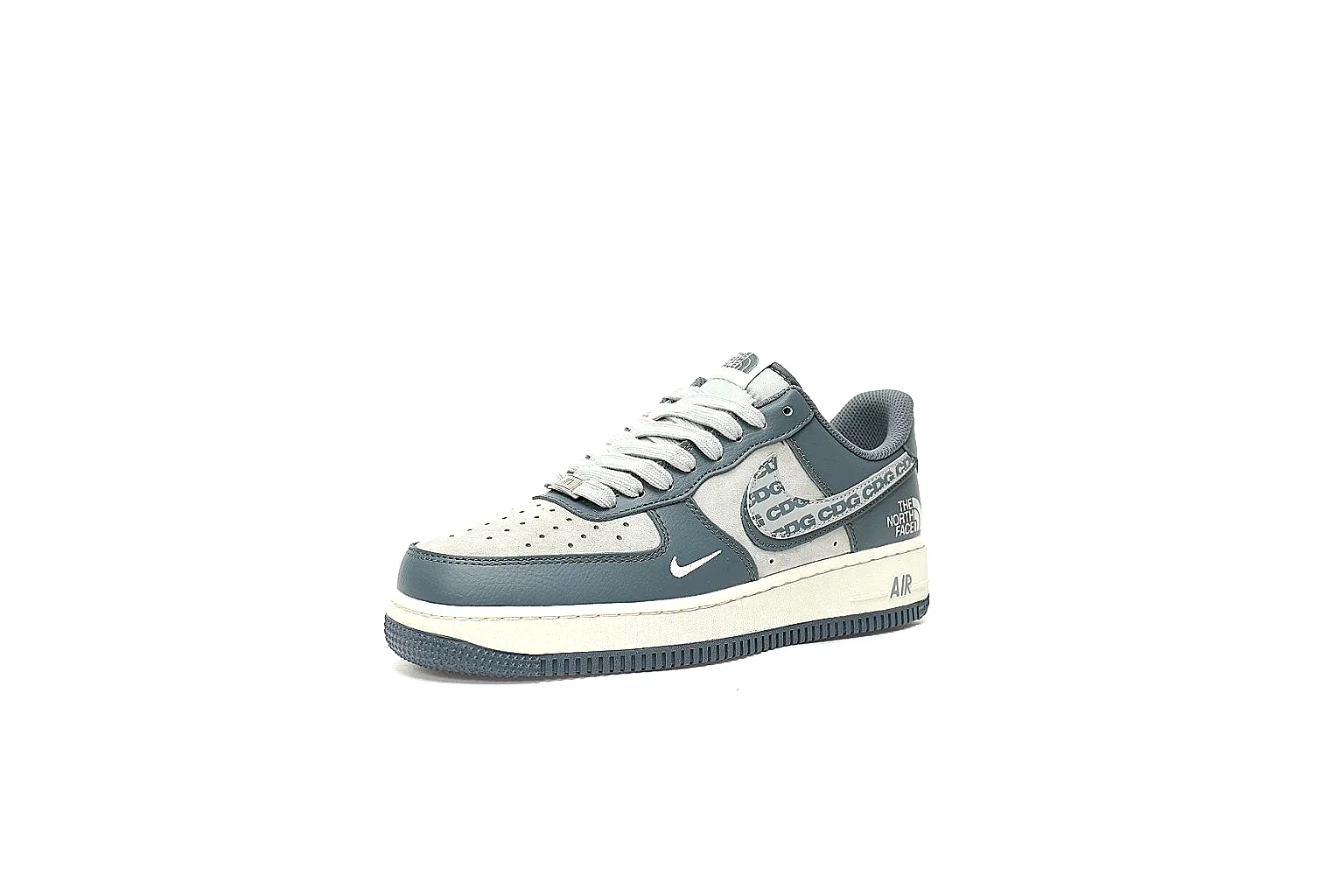 Kako QC Lab inspection photos for Nike Gray Blue Low Court thumbnail 5