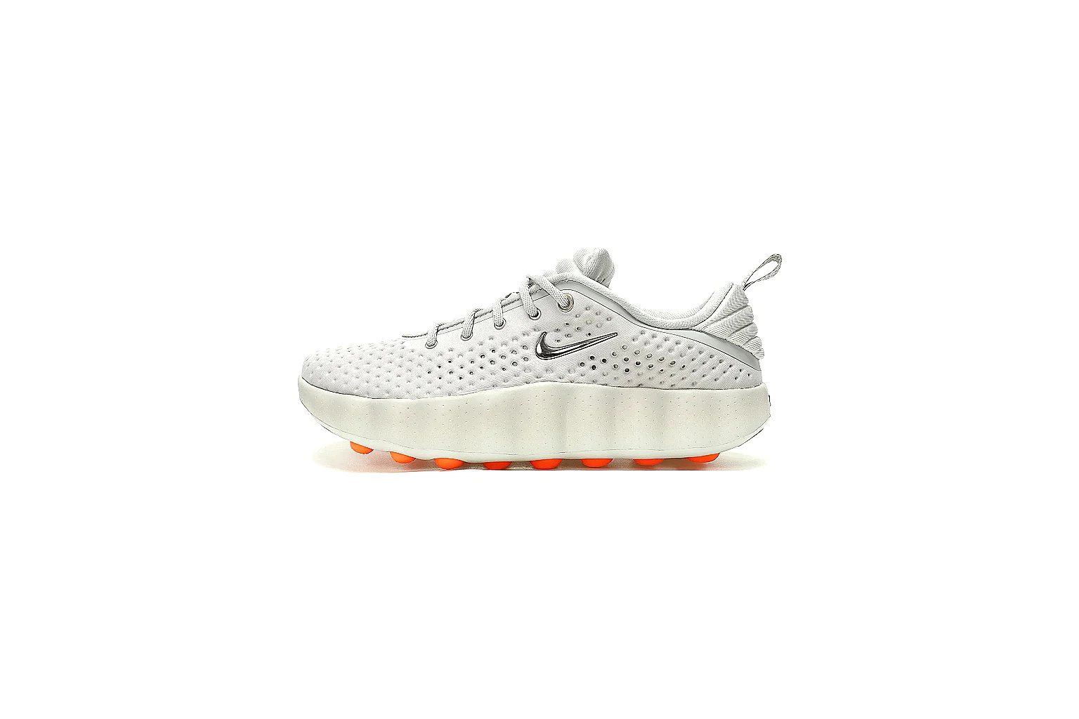 Kako QC Lab inspection photos for Nike Gray Orange Runner Sneaker