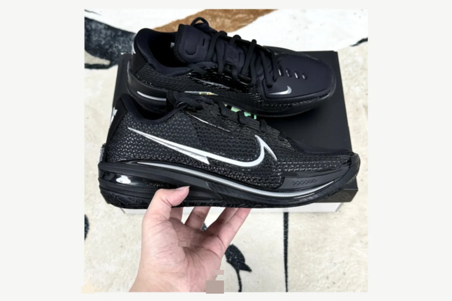Nike Air Zoom GT Cut 1 Silver Gray Low Top QC photo reference SKU 1194924687