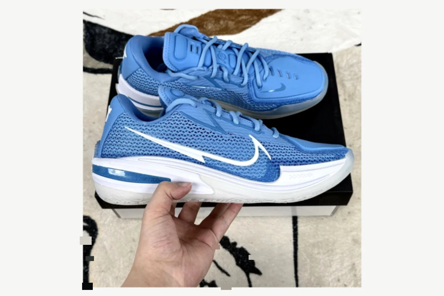 Nike Air Zoom GT Cut 1 Black White Low Top QC photo reference SKU 1194924713