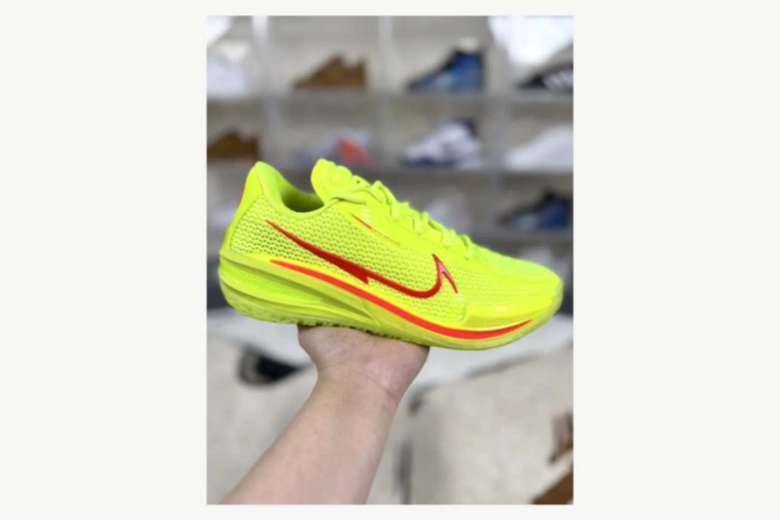 Nike Air Zoom GT Cut 1 White Red Low Top QC photo reference SKU 1194924766 thumbnail 5