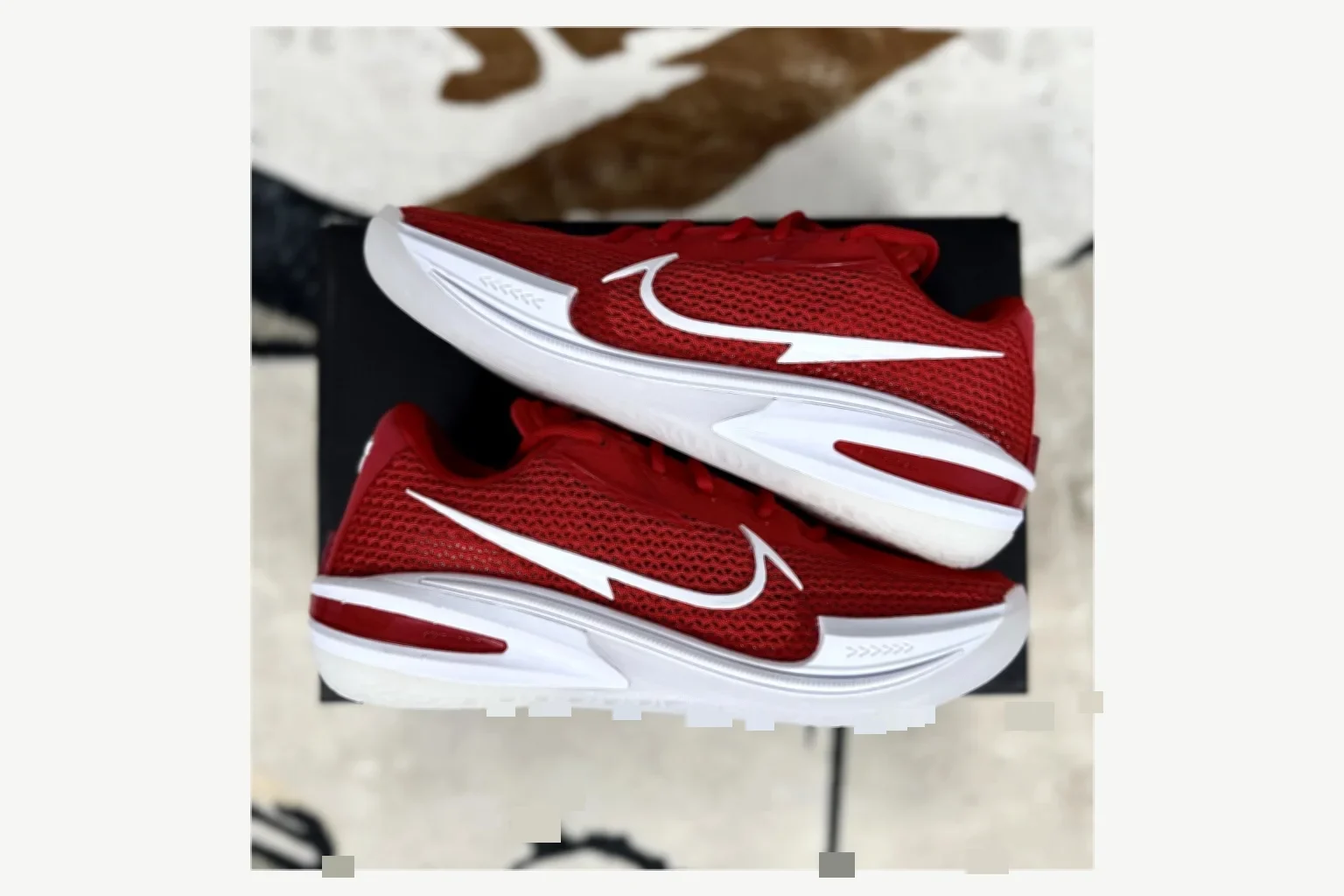 Nike Air Zoom GT Cut 1 White Blue Low Top QC photo reference SKU 1194924828