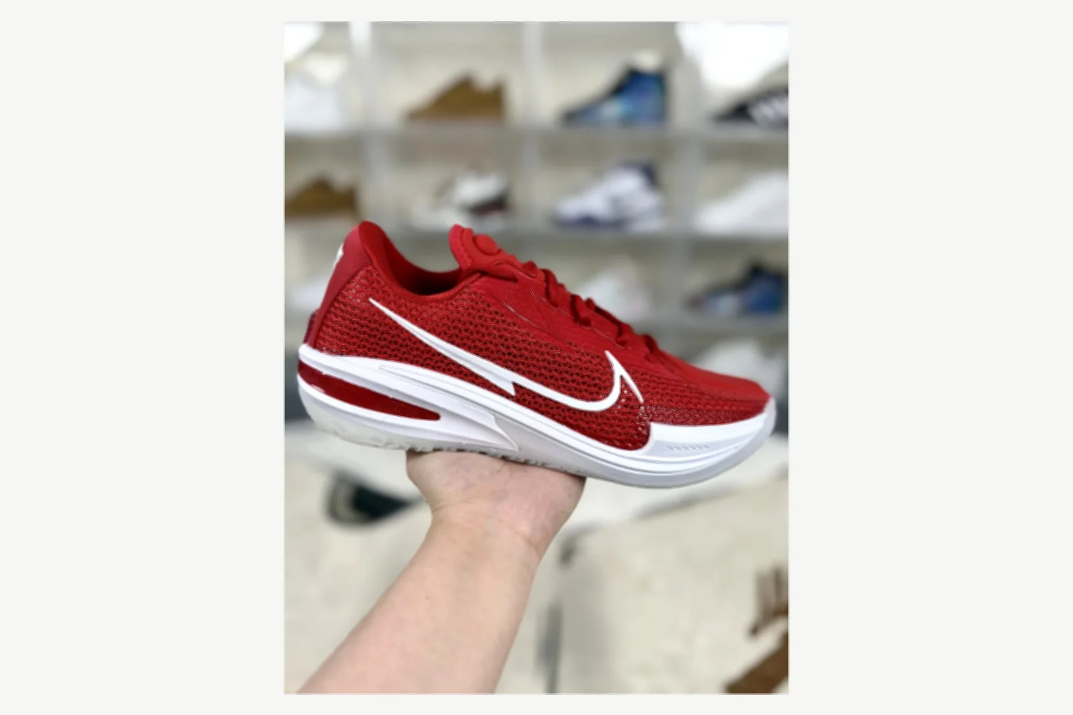 Nike Air Zoom GT Cut 1 White Blue Low Top QC photo reference SKU 1194924828 thumbnail 5