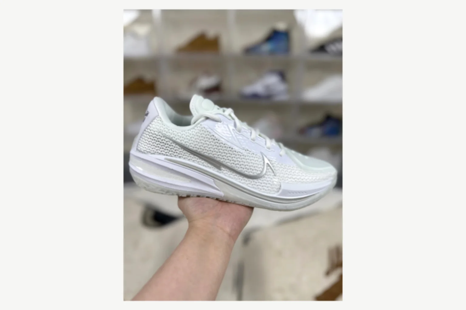 Nike Air Zoom GT Cut 1 Silver Gray Low Top QC photo reference SKU 1194924863 thumbnail 5
