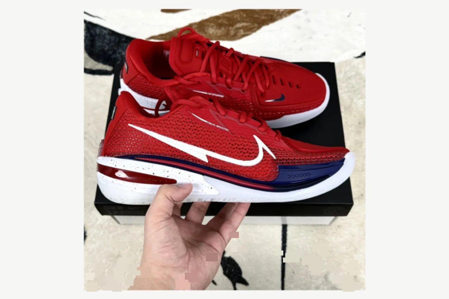Nike Air Zoom GT Cut 1 Black White Low Top QC photo reference SKU 1194924897