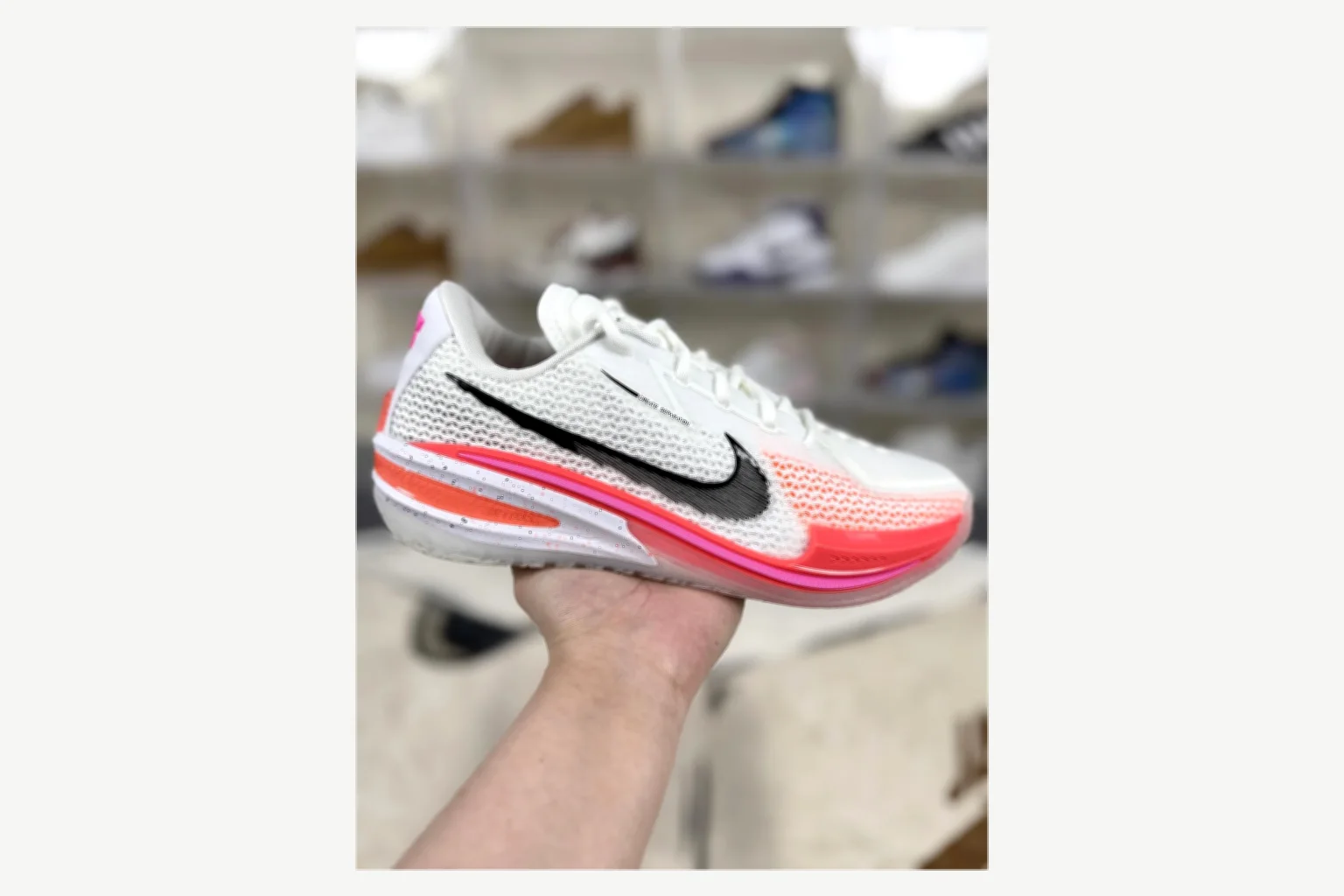 Nike Air Zoom GT Cut 1 White Black Low Top QC photo reference SKU 1194924924 thumbnail 5