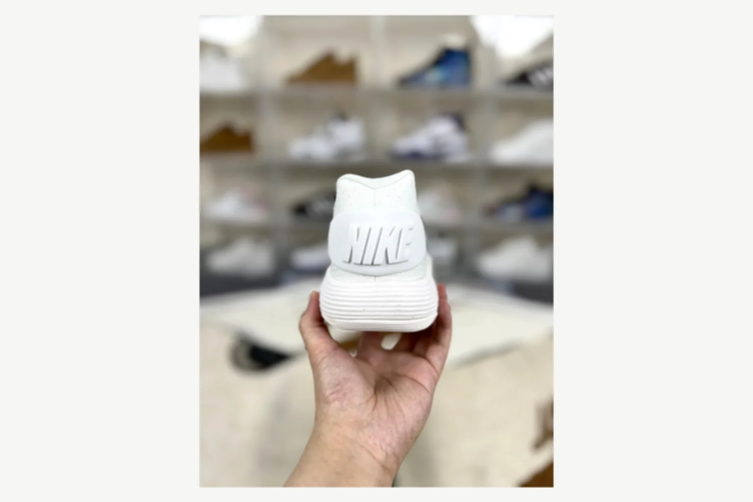Nike White Black Swoosh Low Top QC photo reference SKU 1194923747