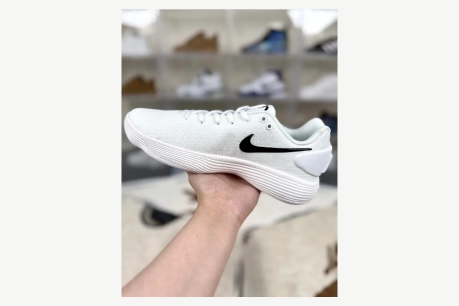 Nike White Black Swoosh Low Top QC photo reference SKU 1194923747 thumbnail 6