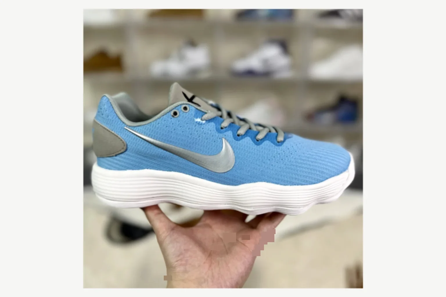 Nike Hyperdunk 2017 White Blue High Top QC photo reference SKU 1194923928