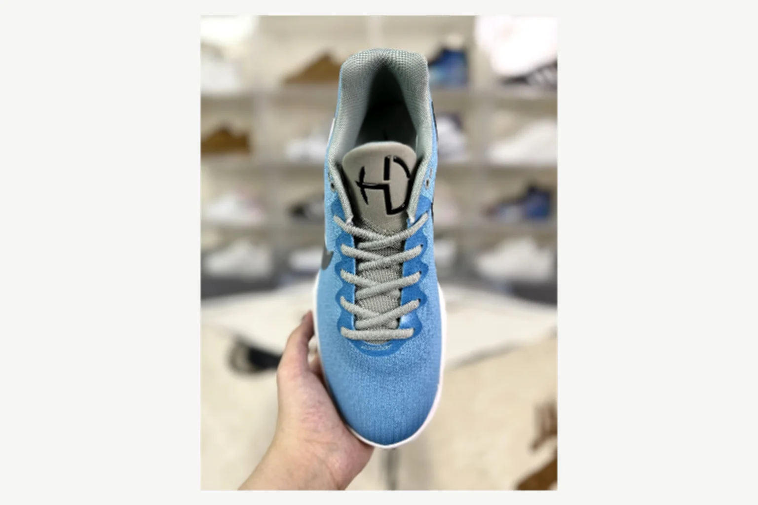 Nike Hyperdunk 2017 White Blue High Top QC photo reference SKU 1194923928 thumbnail 3