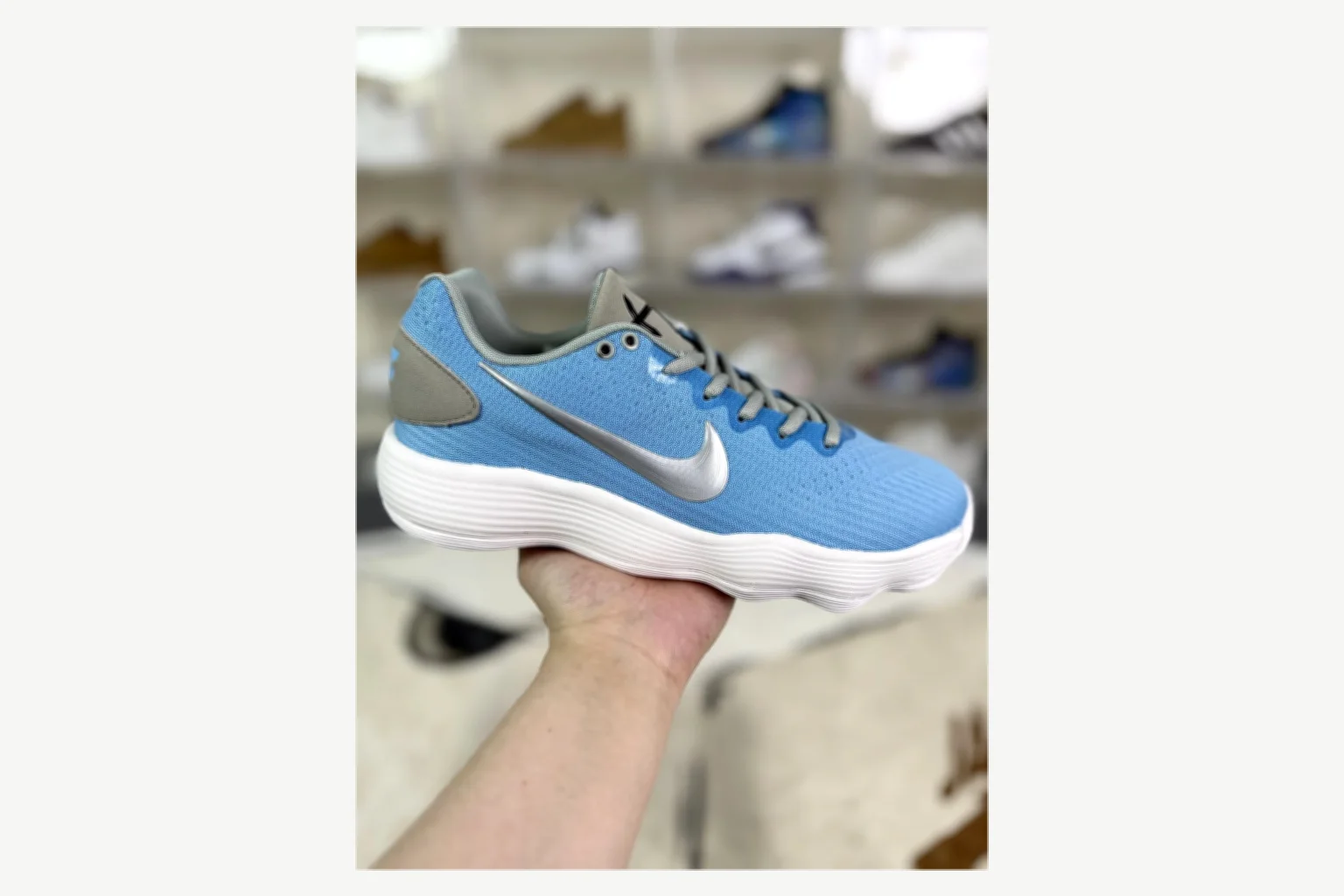 Nike Hyperdunk 2017 White Blue High Top QC photo reference SKU 1194923928 thumbnail 5