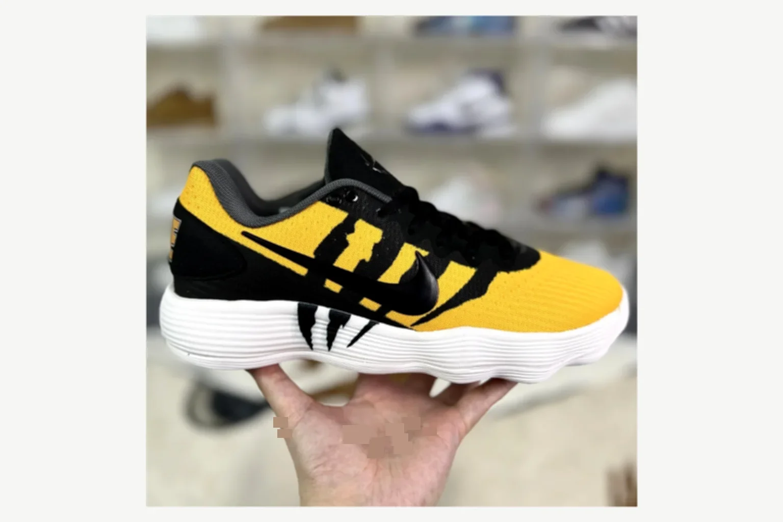 Nike Yellow Black Court Low Top QC photo reference SKU 1194923981