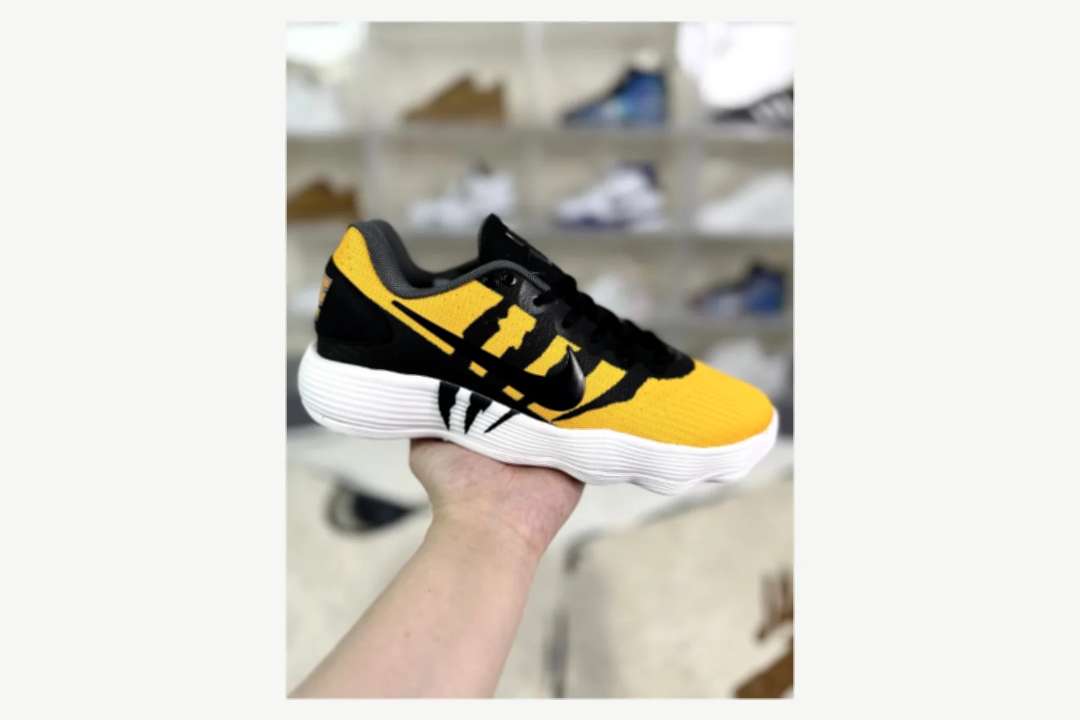 Nike Yellow Black Court Low Top QC photo reference SKU 1194923981 thumbnail 5