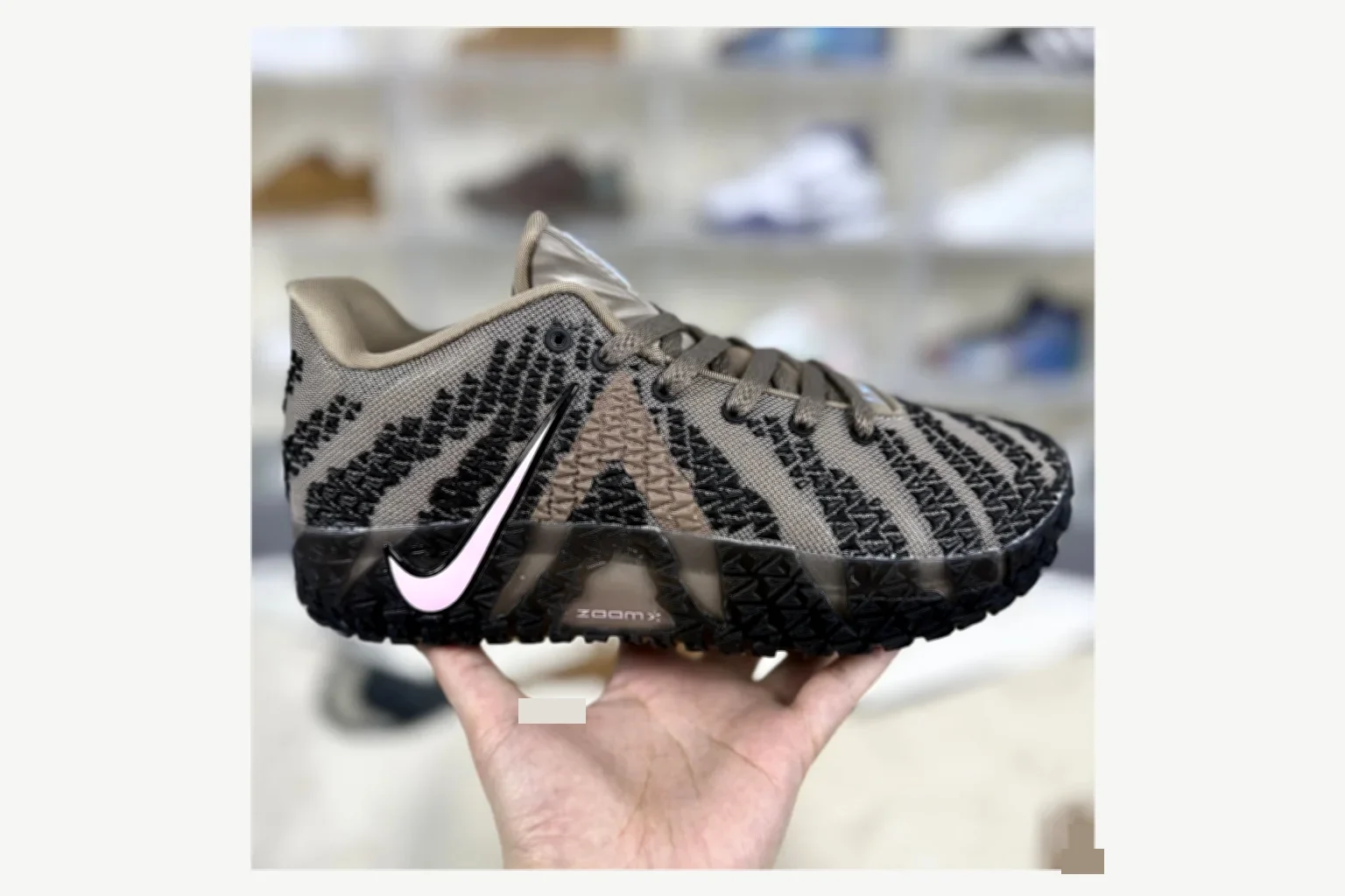 Nike Ja 3 Cream Brown Low Top QC photo reference SKU 1194924186
