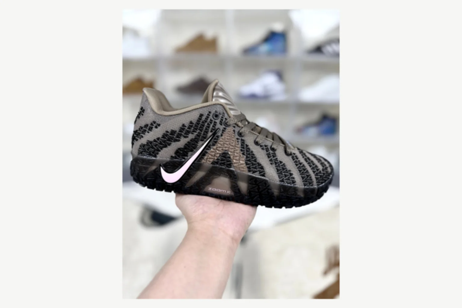 Nike Ja 3 Cream Brown Low Top QC photo reference SKU 1194924186 thumbnail 5