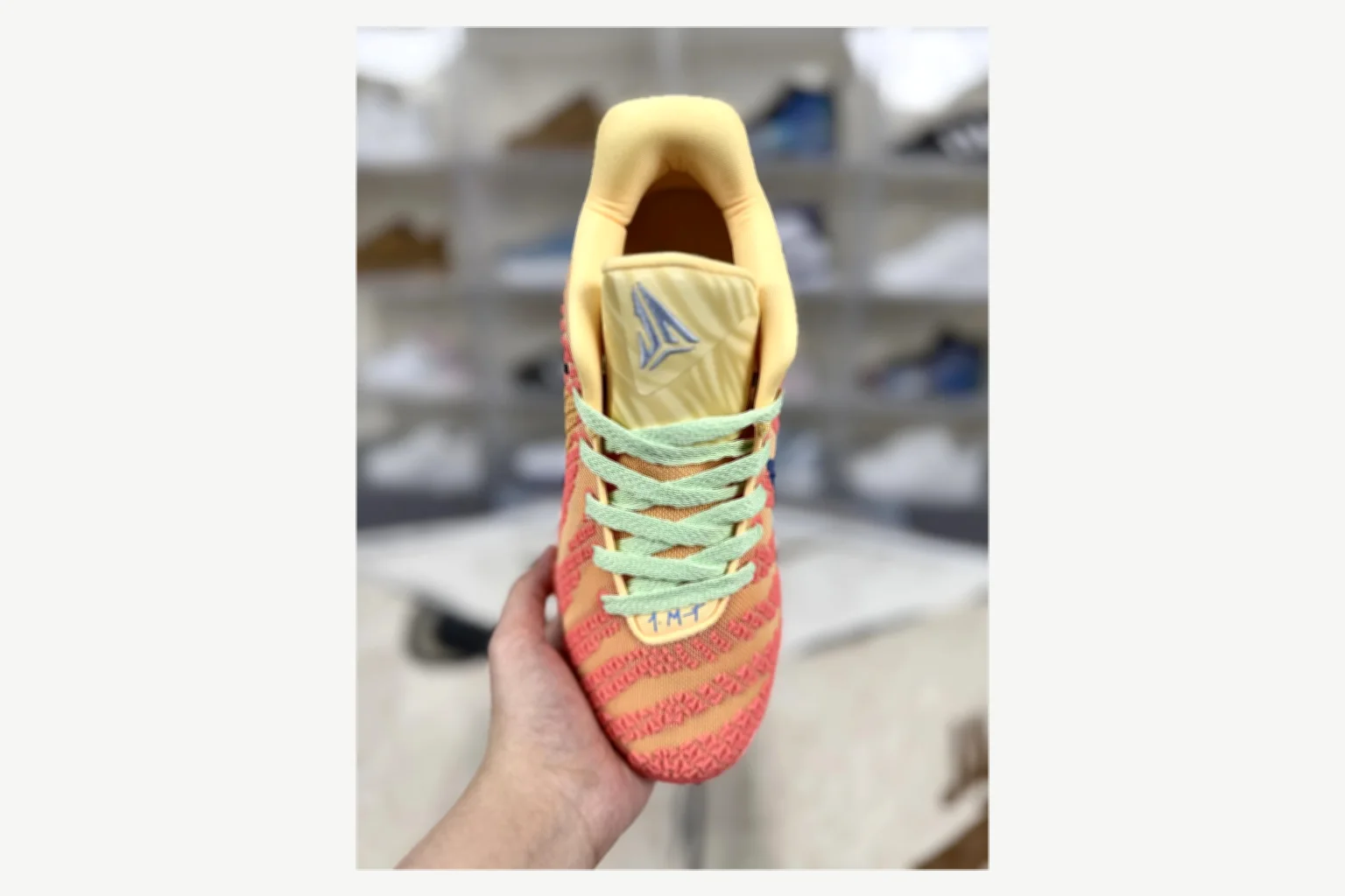 Nike Ja 3 Coral Lime Low Top QC photo reference SKU 1194924105 thumbnail 3