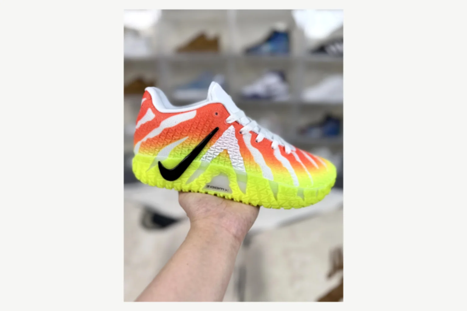 Nike Ja 3 White Red Lime Low Top QC photo reference SKU 1194924130 thumbnail 5