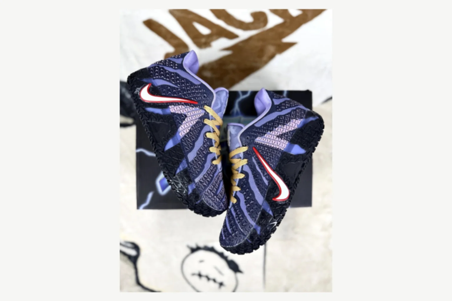 Nike Ja 3 Purple Black Low Top QC photo reference SKU 1194924339 thumbnail 4