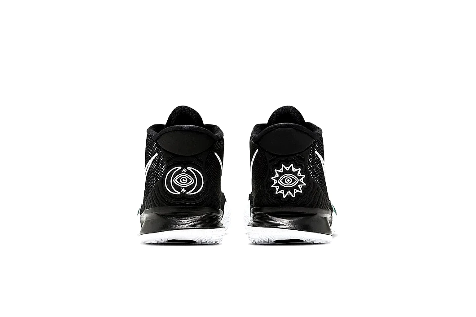 kakoqclab.com Nike Black Kyrie Basketball Shoe 1318 Black mid-top product image